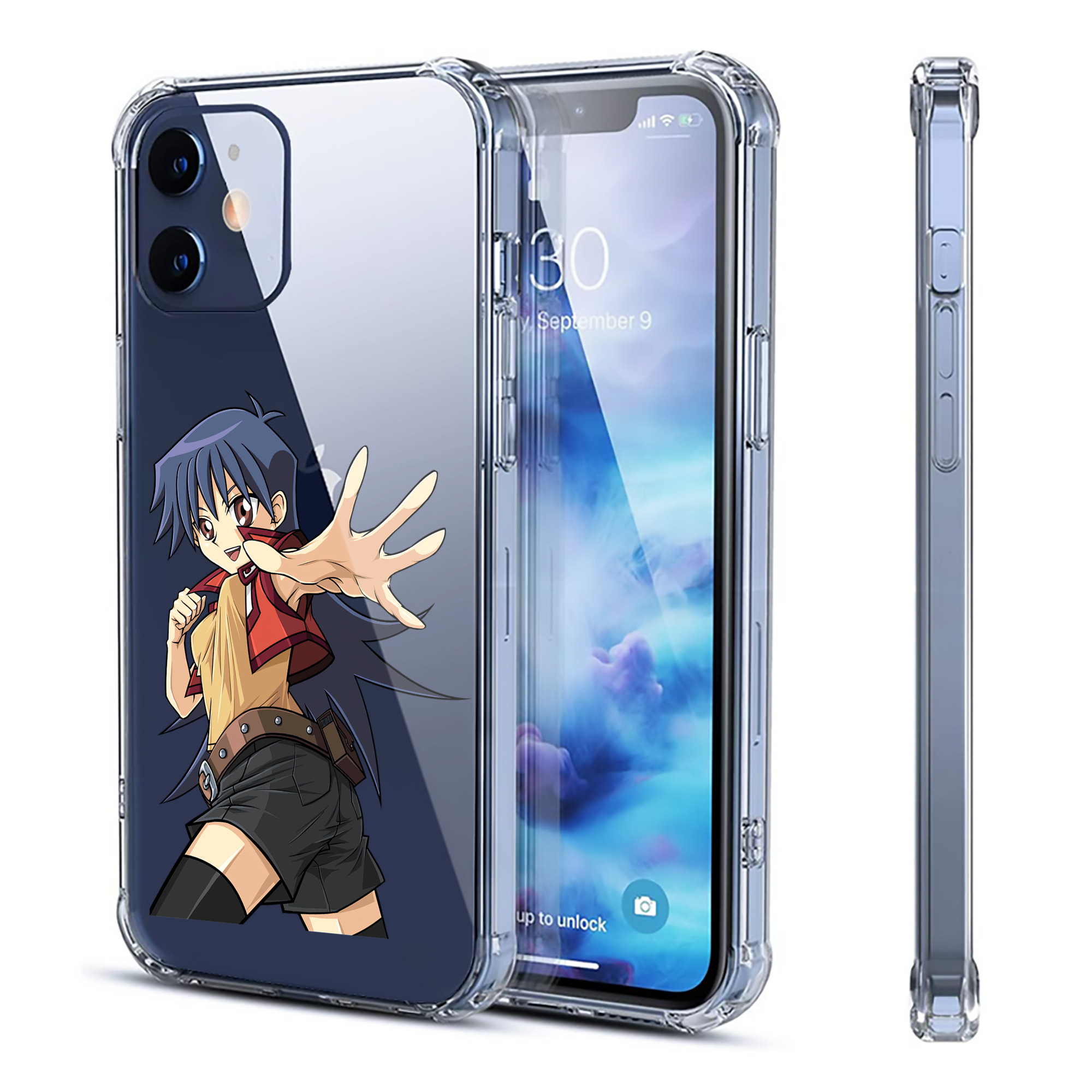 （画像用） 遊☆戯☆王 Yu-Gi-Oh! 【iPhone 12シリーズ対応】透明スマホケース（クリアソフトケース）